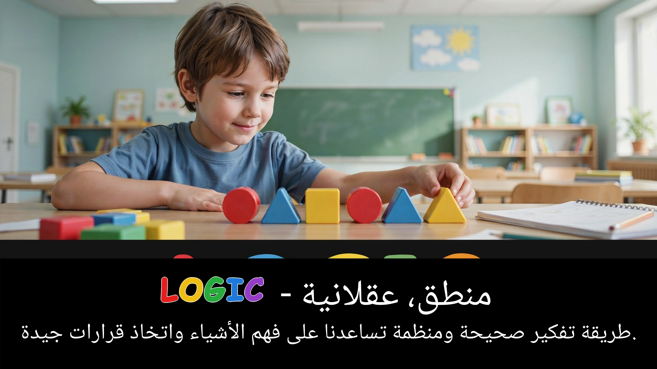 Arabic Illustration for logic